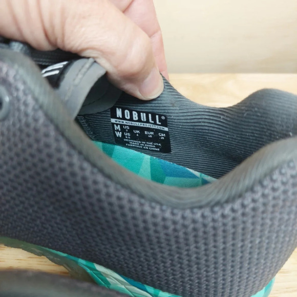 NOBULL Trainers Gray Teal Blue green Weightlifting Cross Fit sneakers shoes 8.5 - Picture 8 of 11